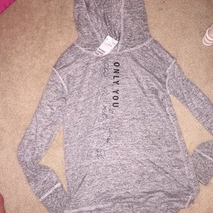 H&M gray shirt with hood